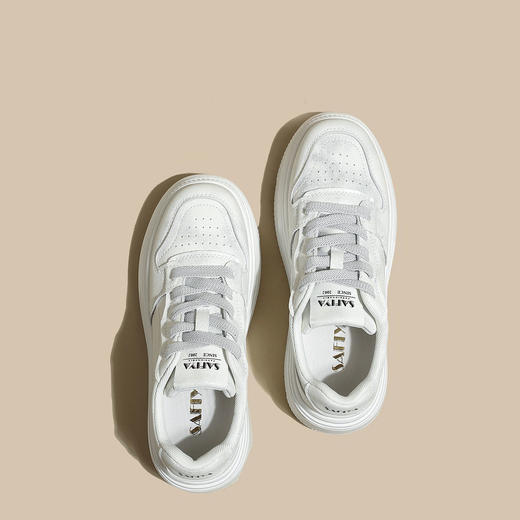 品质好货|Safiya/索菲娅2025春秋新款休闲厚底小白鞋板鞋SFD1112715 商品图4