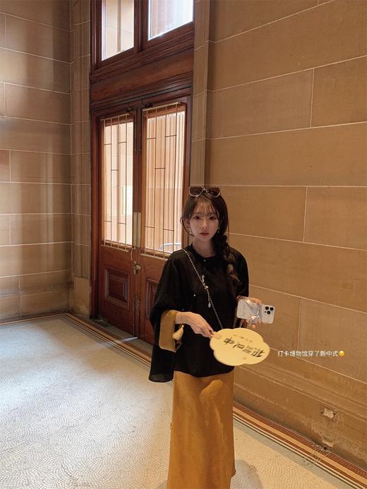 XS码 金蘑菇菇 花间令 原创国风系列/重工提花套组 新中式上衣衬衫女 商品图2