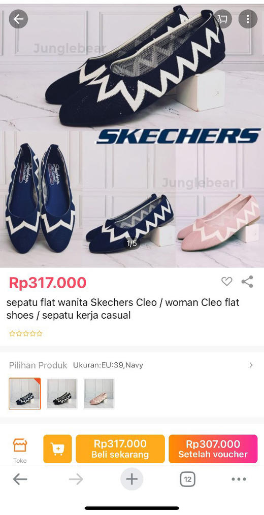 【2月21日 上午12:30 秒杀】国内无售 针织王妃女鞋 纯原尾货 斯凯奇网状浅口平底飞织女鞋 商品图0