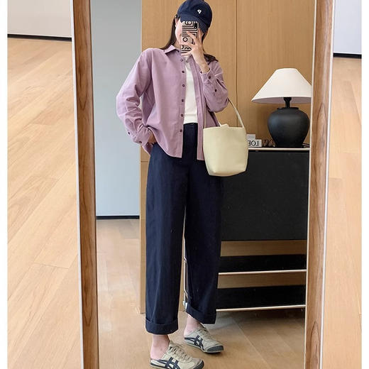 春信衬衫！2025早春特调加厚百搭时尚灯芯绒休闲长袖衬衫棉感宽松衬衣！ 商品图2