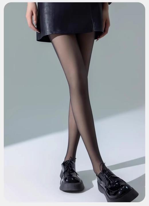 90D-加大双拼光腿透肤连裤袜30662 商品图3