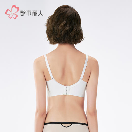 都市丽人凉感WISECOOLB杯常规内衣薄蕾丝无钢圈常规文胸LBH2B5 商品图3