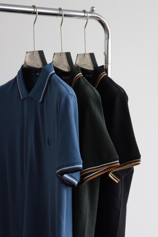 F.P 25款麦惠珠地翻领短袖POLO衫T恤 TX382 商品图5