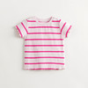 马克珍妮女童弹力针织撞色条纹短袖T恤 儿童上衣夏装新款240756 商品缩略图2