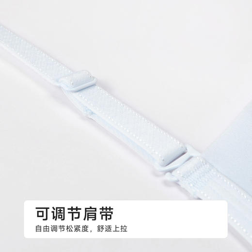 都市丽人自然舒适B杯常规内衣薄蕾丝树脂胶圈常规文胸LBH1M3 商品图5