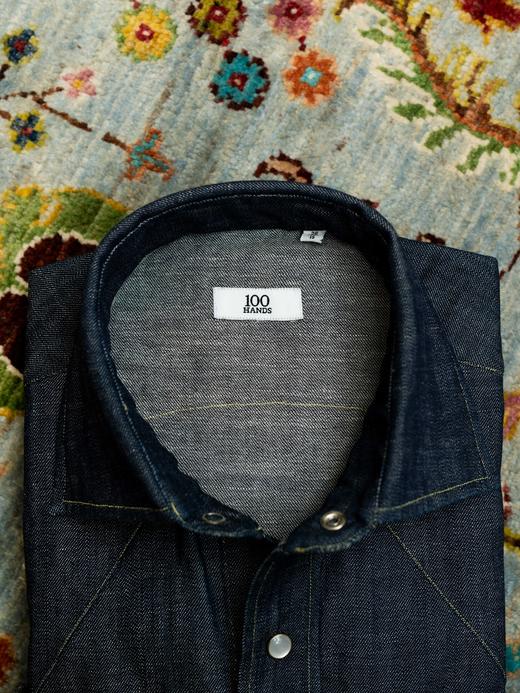 100Hands Western Shirt 原牛丹宁衬衫 商品图9