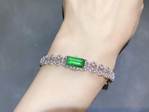 3.03ct刻面祖母绿手镯 商品图3