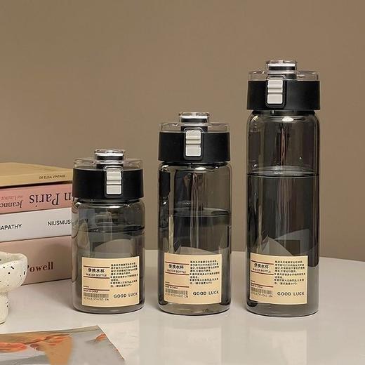 「高颜值！便携耐摔」简约杯子随手杯便携耐摔塑料杯带茶隔耐高温水杯餐饮用具 商品图1