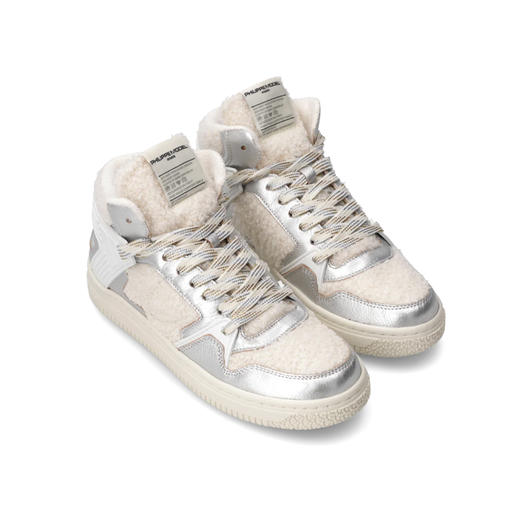 PHILIPPE MODEL 女士盾牌徽标 La Grande 休闲运动鞋 混色 LGMD BB01 商品图1