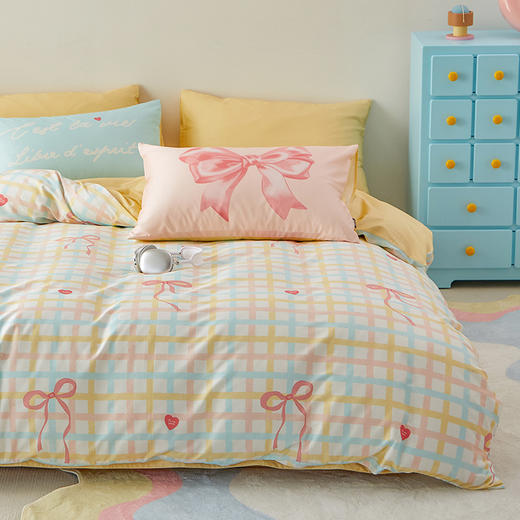 多喜爱 全棉卡通印花 四件套 织梦甜心 商品图0