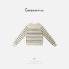 COCO ZONE 25新款设计感条纹长袖套头针织衫CD1A0301 商品缩略图1