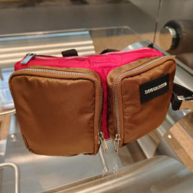 DSQUARED2 男士字母徽标贴片手提包 红色 BBM0070 11700001 M3008