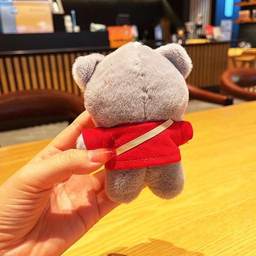 挎包卫衣猫咪书包挂饰钥匙扣公仔挂件毛绒玩具批发迷你玩偶布娃娃 商品图3