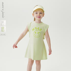 马克珍妮女童假两件收腰背心裙无袖连衣裙儿童裙子夏装新款240800