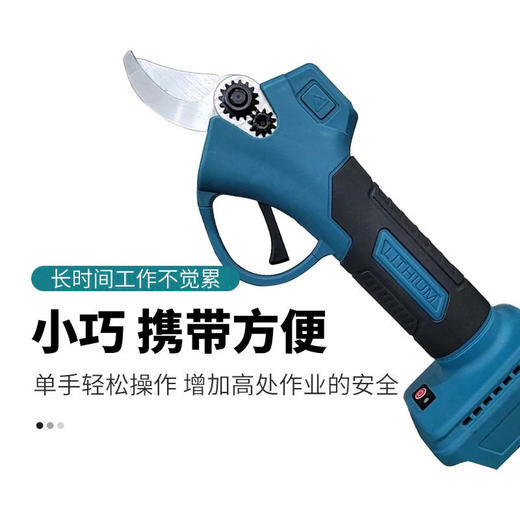 【货号04710】锂电修枝剪刀树枝修剪无线果树剪锂电池充电式园林粗枝剪【两电一充】 商品图4