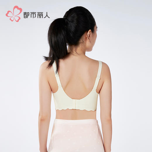 都市丽人快乐妈咪内衣薄泳布无钢圈孕哺文胸LBH2R1 商品图4