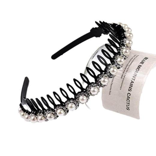 新款发箍韩版水钻头箍洗脸发卡头饰成人刘海发饰带齿防滑女士饰品 商品图4