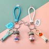 可爱卡通情侣钥匙扣挂件一对创意防丢汽车钥匙链女男女书包挂饰 商品缩略图3