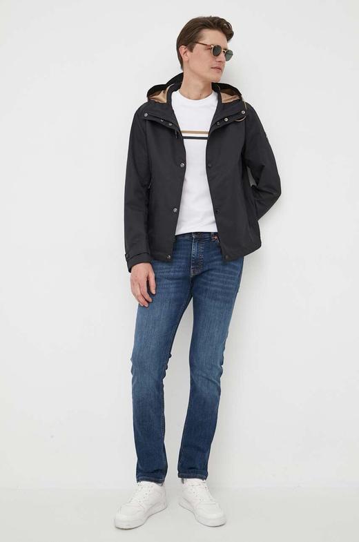 老板 双面复合防泼水风衣夹克外套 帽绳可固定 Z-15040 商品图4