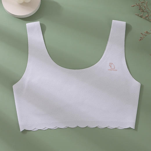 女童发育期少女文胸小学初中生大童儿童薄款女抹胸背心无痕内衣💕 商品图6