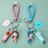 可爱卡通情侣钥匙扣挂件一对创意防丢汽车钥匙链女男女书包挂饰 商品缩略图2