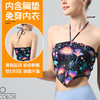 【126元任选2件】跃牌【漫西】系列 彩色美背心瑜伽服挂脖绑吊带胸垫健身内衣bra Y203 商品缩略图0