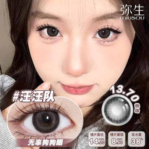 【汪汪队】弥生半年抛2片装女高系列C14.2小直径黑色无辜狗狗眼 商品图0