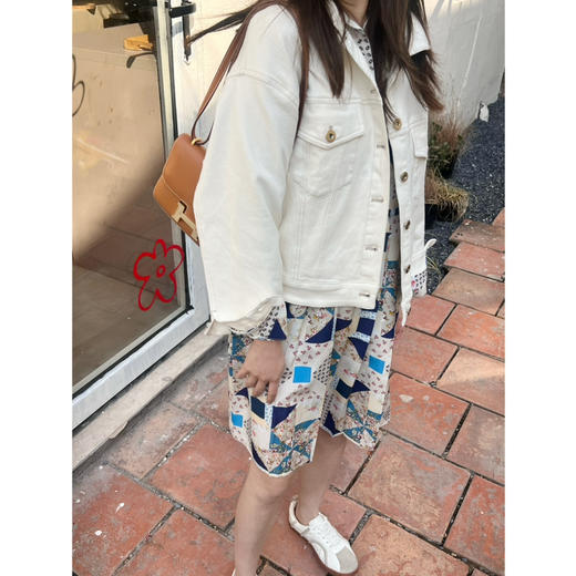 新年折扣 2502315   白色牛仔外套 弹力外套 商品图9