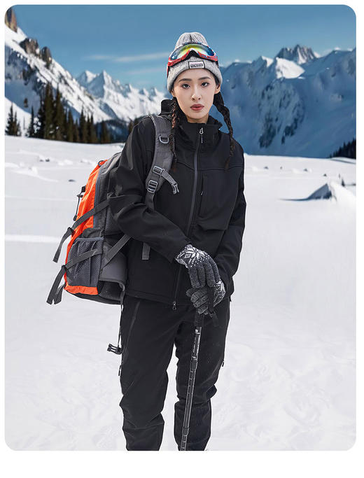 【MEATFLY】全地形冲锋衣 冲锋裤 防水 阻燃 耐磨 抗撕裂 加绒内里 户外蓄热保暖 男女同款 商品图6