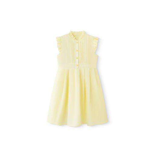 英氏女童裙子夏季无袖透气女背心裙中大童连衣裙2025新款纯棉裙子 商品图4