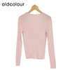 Oldcolour春季新品时尚纯色气质百搭通勤毛织套头衫P12052203 商品缩略图2