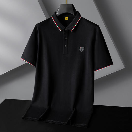 【100%丝光棉】大依优型大码短袖POLO衫肥佬宽松大码棉半袖夏季薄款男士加肥加大上衣休闲 商品图7