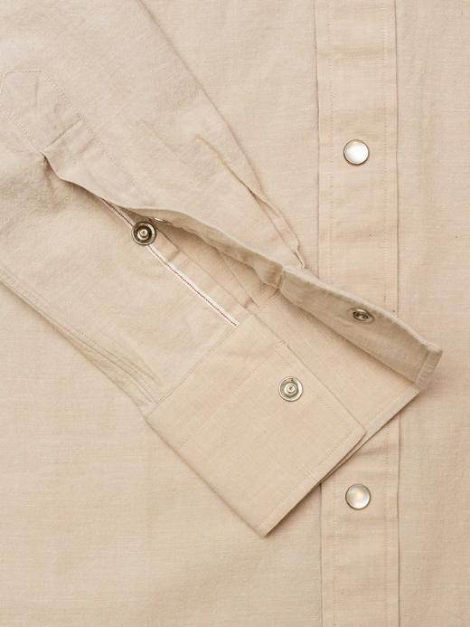 100Hands Western Shirt 米色丹宁衬衫 商品图3