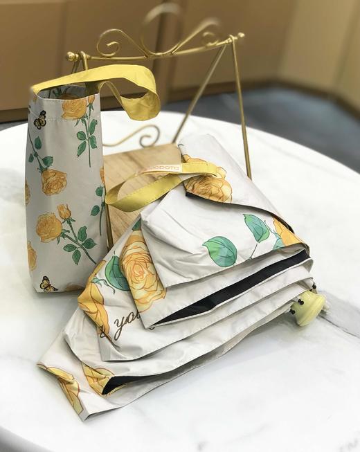 优品堂『芳华』五折黑胶遮阳伞 商品图10