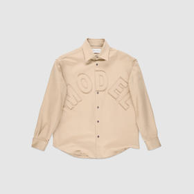 PHILIPPE MODEL 男士字母徽标棉质外套 米色 CCLU HC35 11