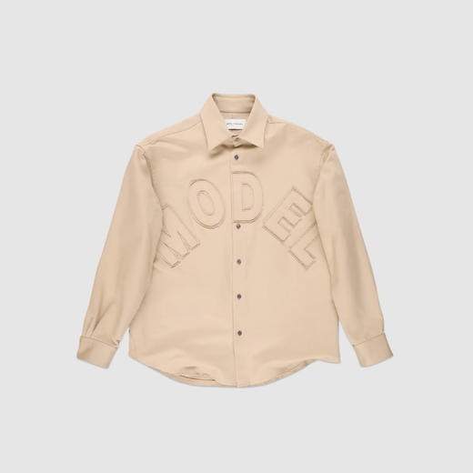 PHILIPPE MODEL 男士字母徽标棉质外套 米色 CCLU HC35 11 商品图0