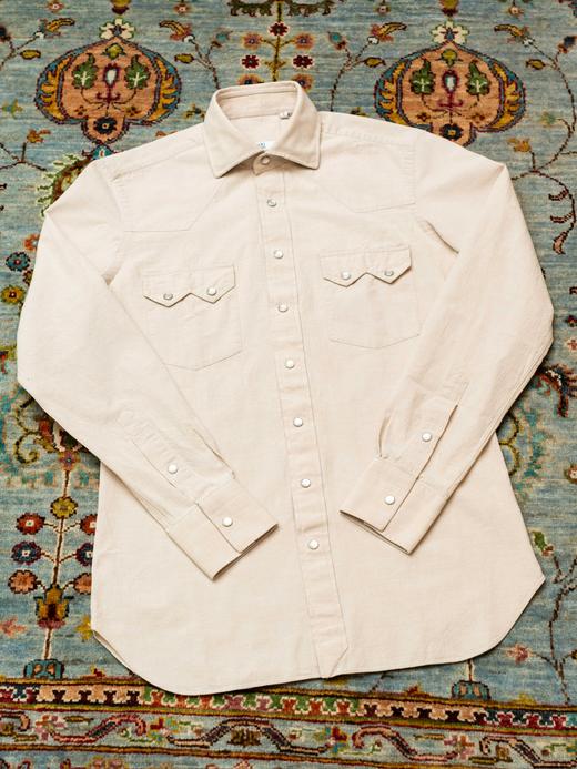 100Hands Western Shirt 米色丹宁衬衫 商品图10