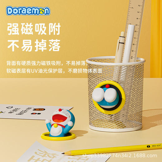 哆啦A梦冰箱贴磁贴卡通可爱通行圈机器猫吸铁石3d立体创意家装饰 商品图3