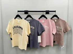 爆火款！Lululemon刺绣款短袖T恤 5色 2-10码 特价卖完无