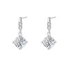 【斗雪】s999纯银四爪锆石耳饰【YXS-E5126】 商品缩略图4