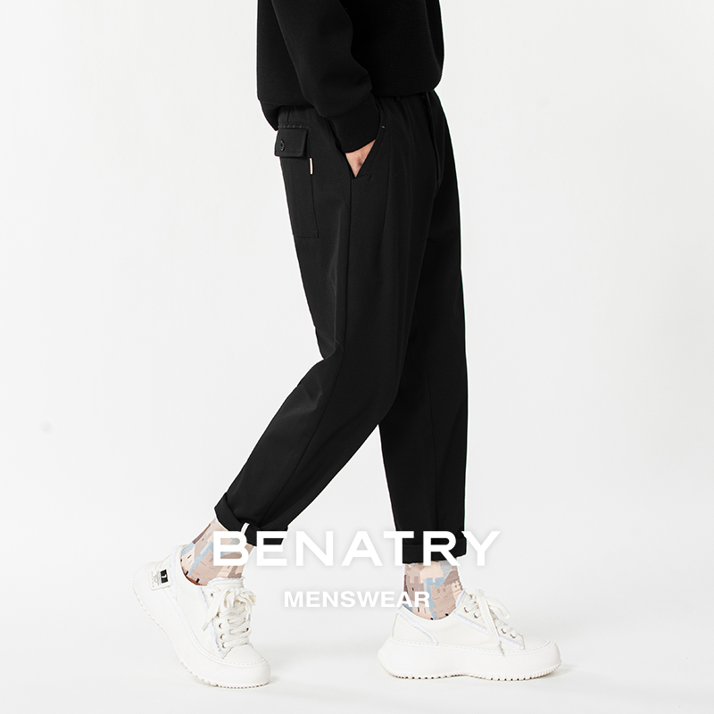 贝纳川锥形休闲长裤ECP332004