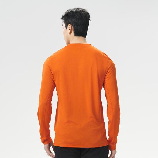 北极狐 男士户外休闲长袖T恤衫 2025春夏宽松徒步运动衣12600214 商品图4