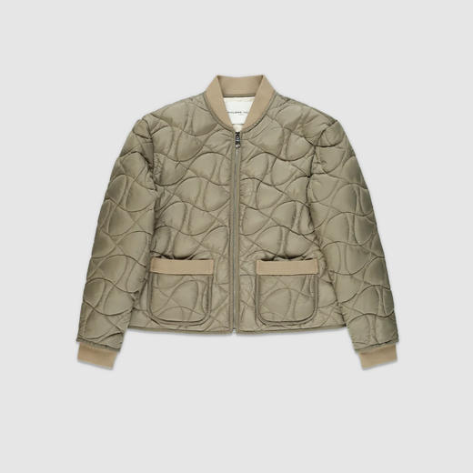 PHILIPPE MODEL 女士盾牌绗缝棉服 灰绿色 JAPD LI35 42 商品图0