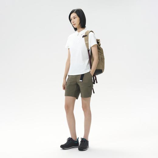 北极狐 女士户外速干短袖T恤 2025新款春夏运动徒步上衣012512098 商品图2
