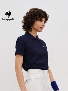 【大都会】乐卡克法国公鸡夏季女士透气休闲柔软舒适百搭时尚短袖POLO衫