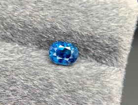 1.51ct刻面蓝宝石裸石