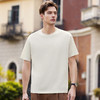 【桑蚕丝】【DKP】大依优型大码圆领T恤轻奢休闲纯色短袖男宽松T恤上衣胖子 商品缩略图3