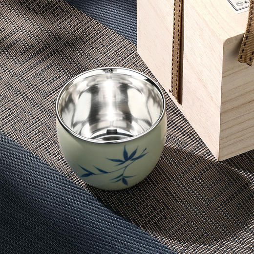 竹清瓷银杯 商品图1