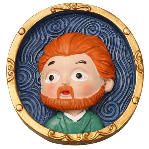 新年北欧家居饰品卡通人物可爱磁铁轻奢创意磁力贴3d立体冰箱贴 商品图4