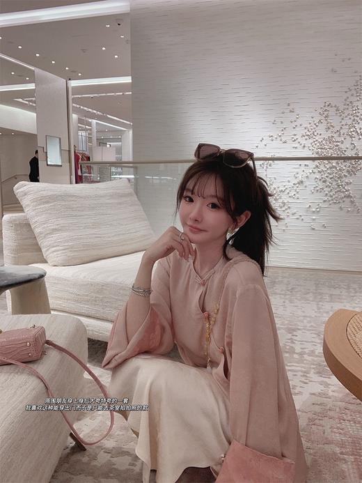 XS码 金蘑菇菇 花间令 原创国风系列/重工提花套组 新中式上衣衬衫女 商品图1